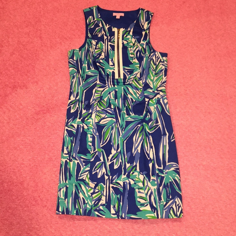 Lilly Pulitzer Bamboo Print Shift Dress size 6